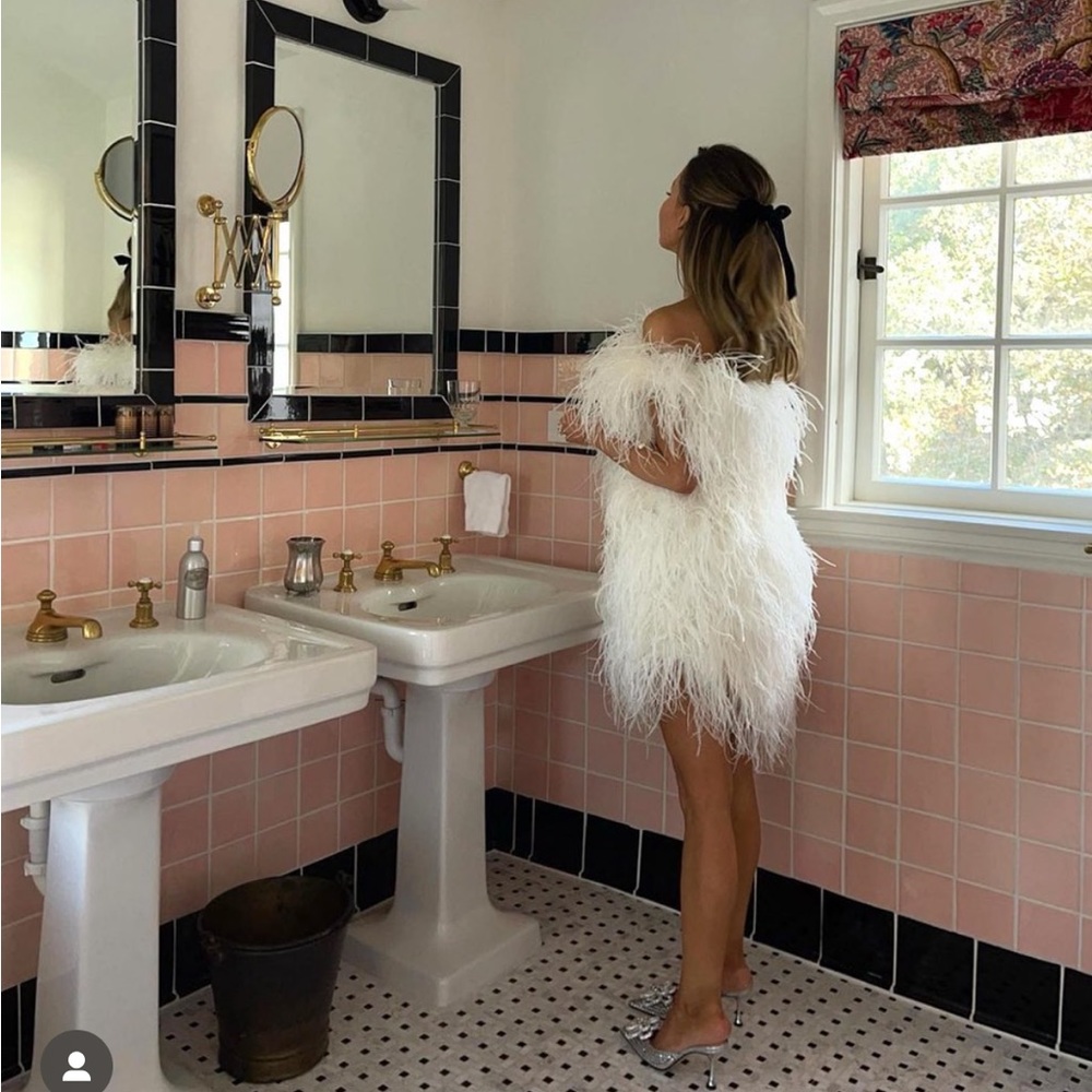 The Bar Andre Dress White